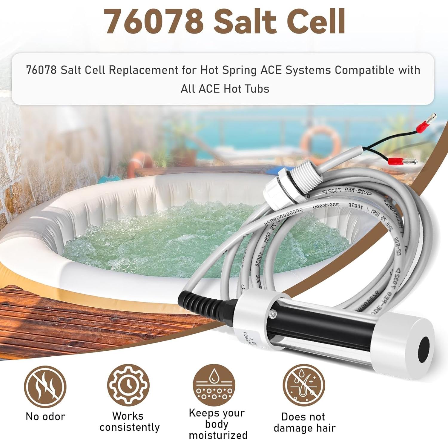 Célula de Sal 76078 Bghdas para Sistemas ACE de Hot Spring