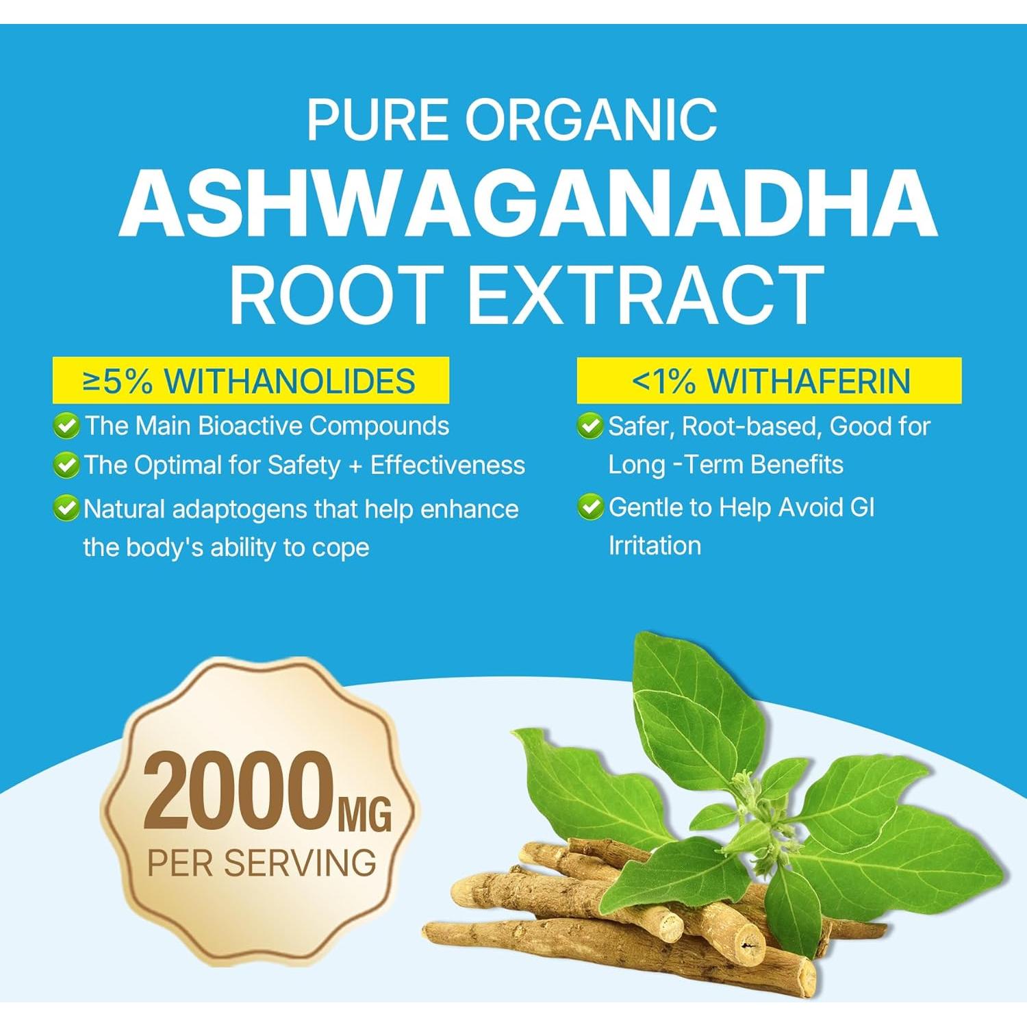 Gomitas de Ashwagandha LILICARE 2000mg 60 Unidades Veganas