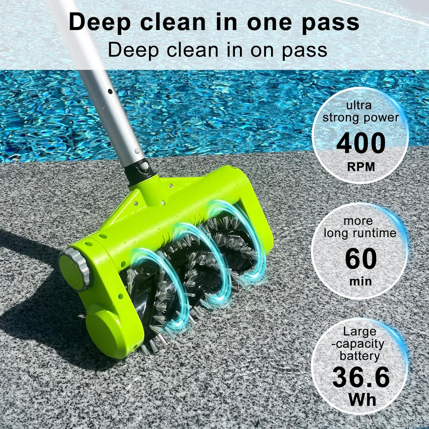 Cabezal de Cepillo Eléctrico de Piscina Sepetrel SP251 1.86kg