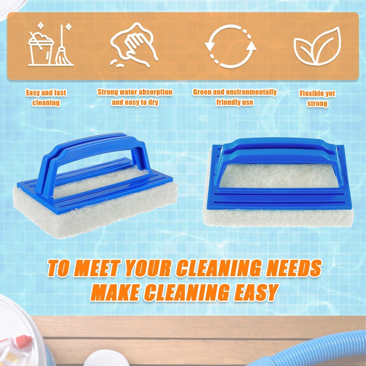 Cepillo de Esponja de Mano HUAREW para Fregar Piscinas - 2 Pcs