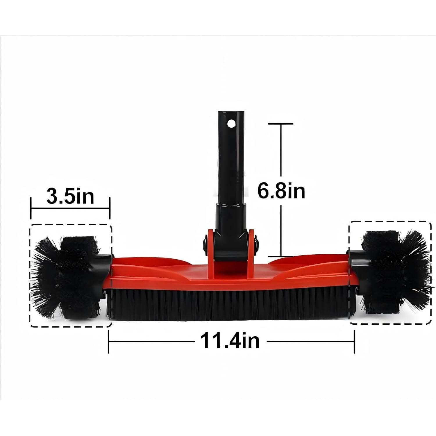 Cabezal de Cepillo de Piscina JSPJSP 40.9 cm Rojo