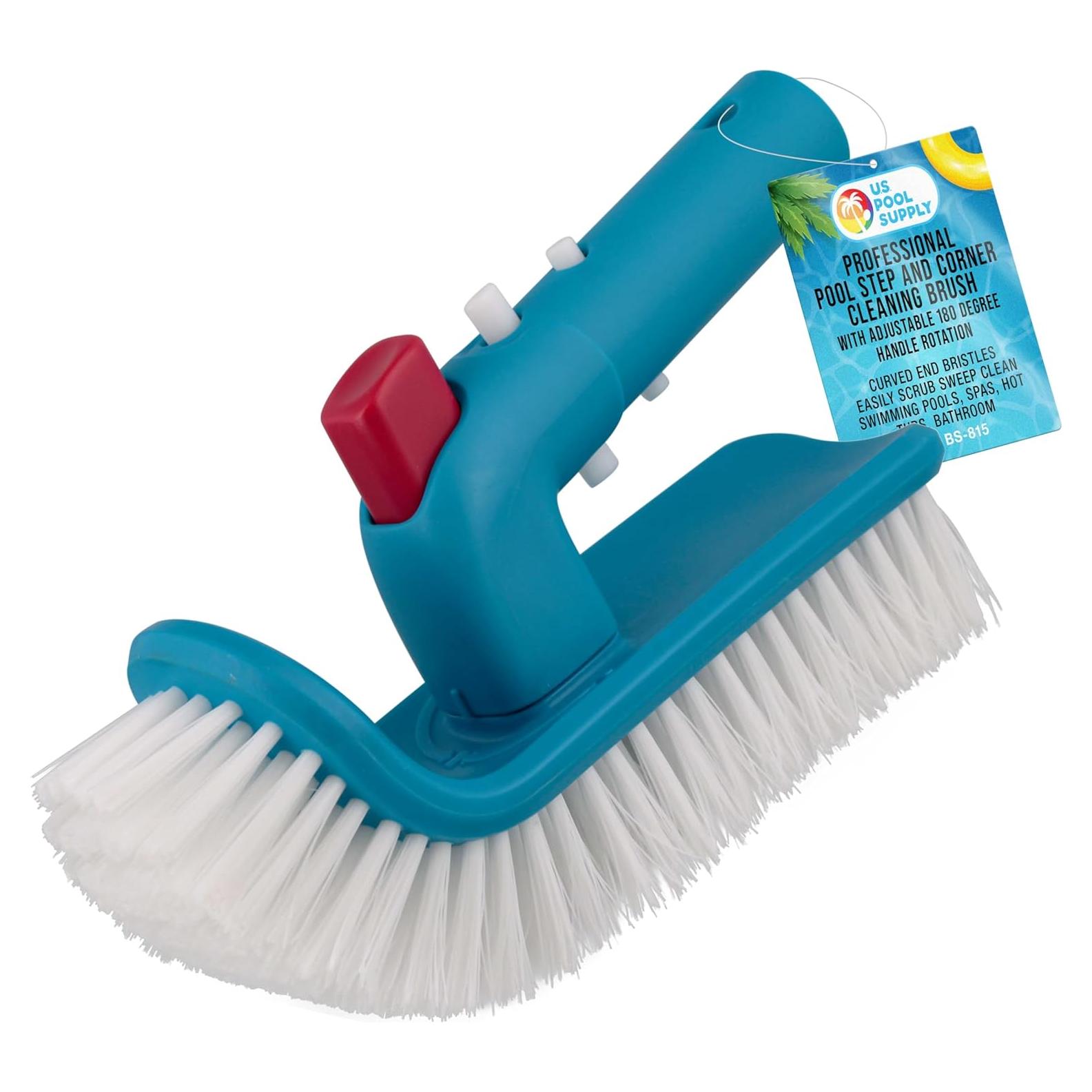 Cepillo de limpieza para piscina U.S. Pool Supply - Curvado 20.32 cm