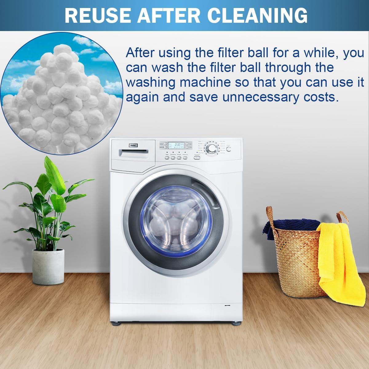 Bolas de Filtro Reutilizables Zzyyldu 1.4 kg para Piscinas