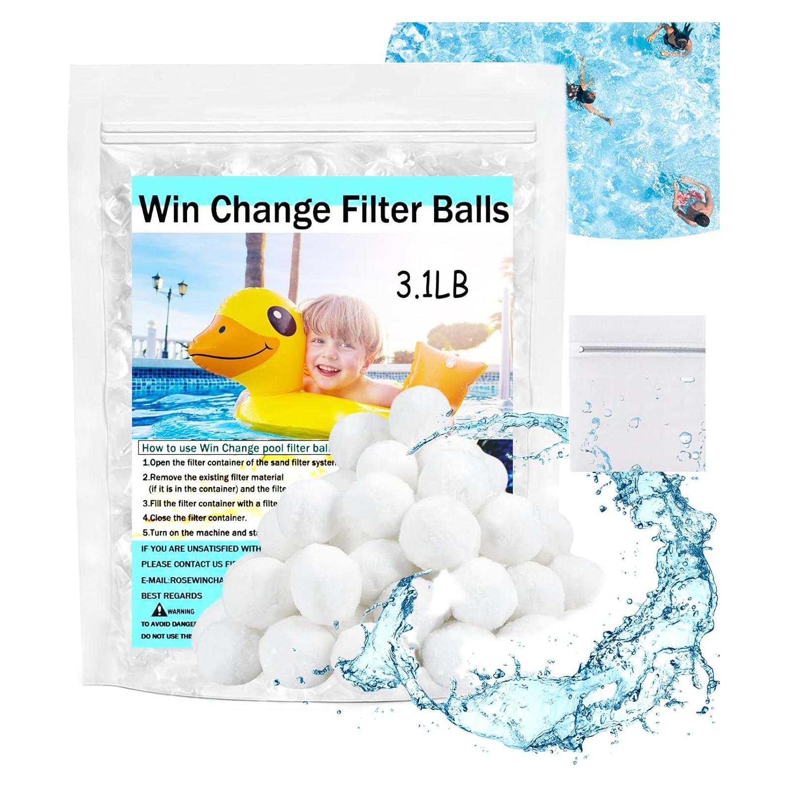 Bolas de Filtro para Piscina Win Change 1.44 kg Ecológicas
