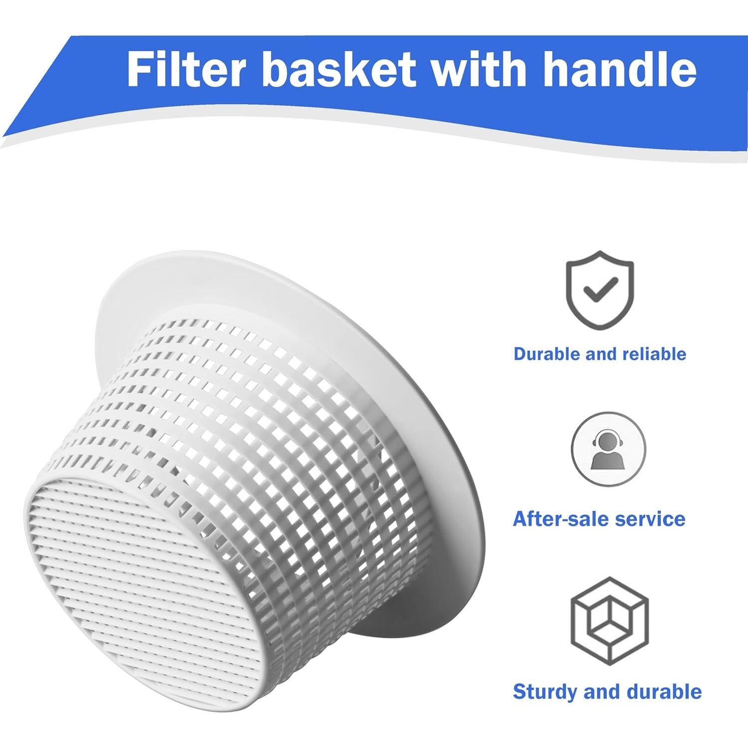 Cestas de Skimmer de Pared para Piscina JODDMTTY - Paquete de 2