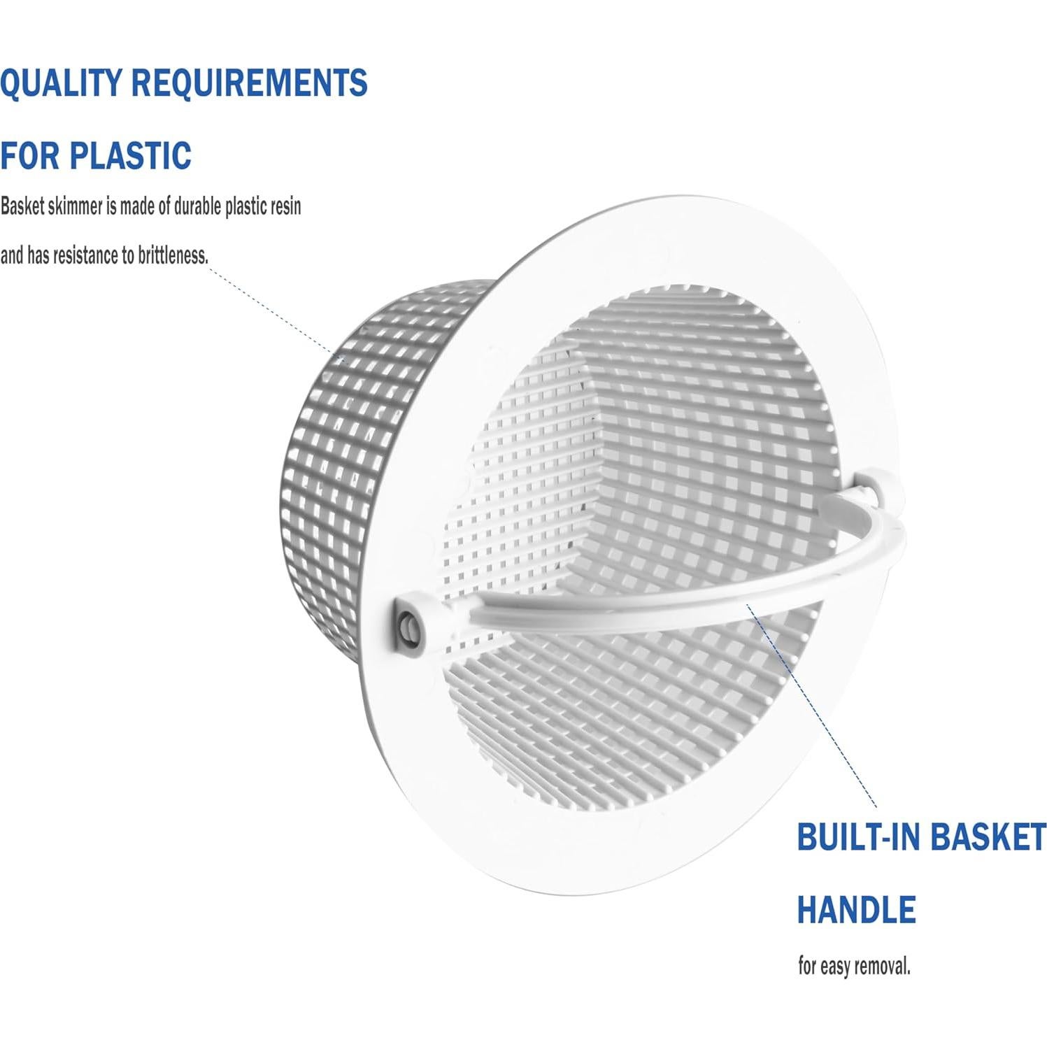Cestas de Skimmer de Pared para Piscina JODDMTTY - Paquete de 2