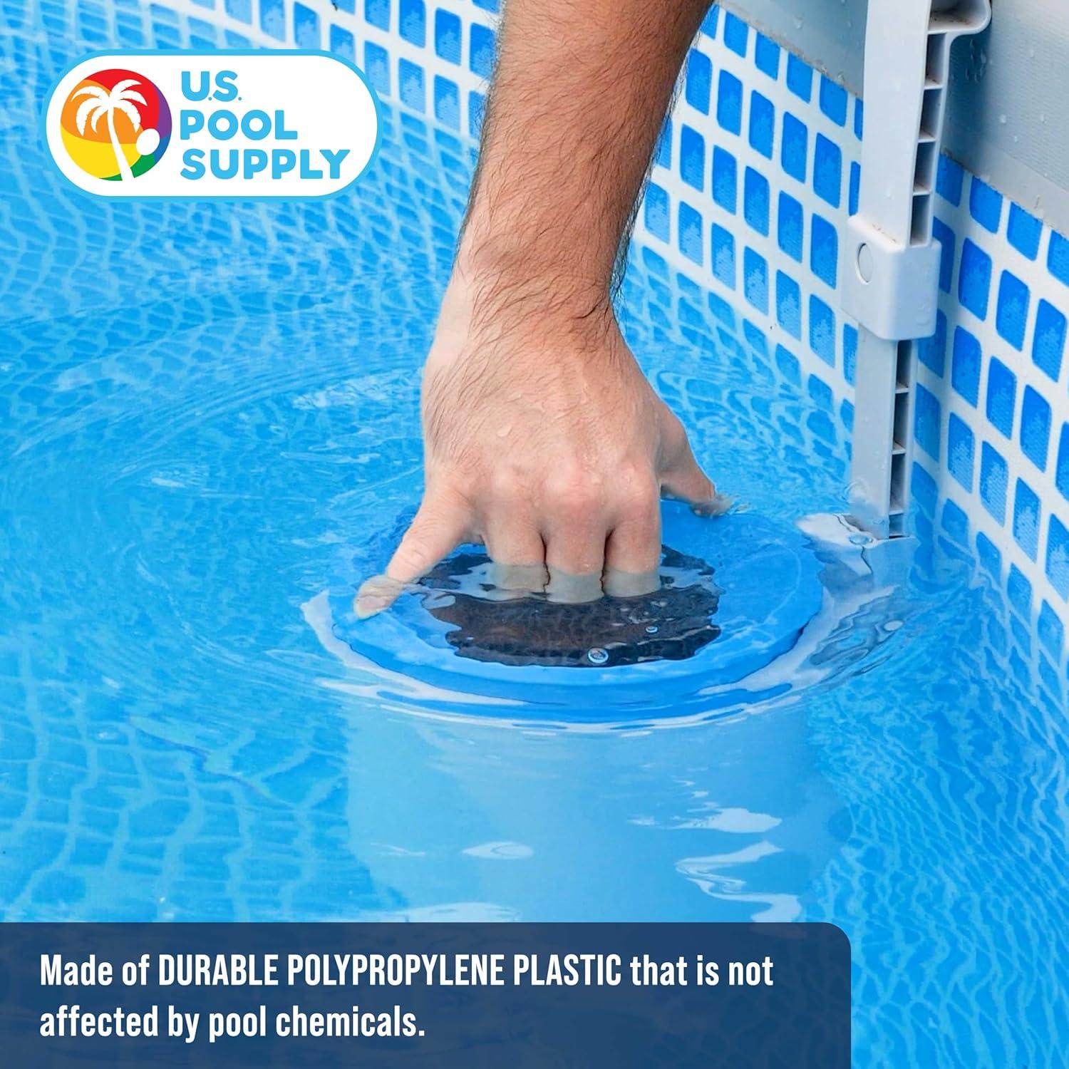 Skimmer de piscina U.S. Pool Supply USP WS-230 - Flotante, 5 adaptadores