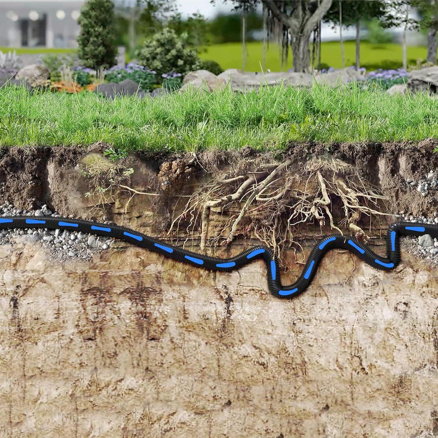 Manguera de PVC 30 m Alpine Corporation 1.9 cm negra