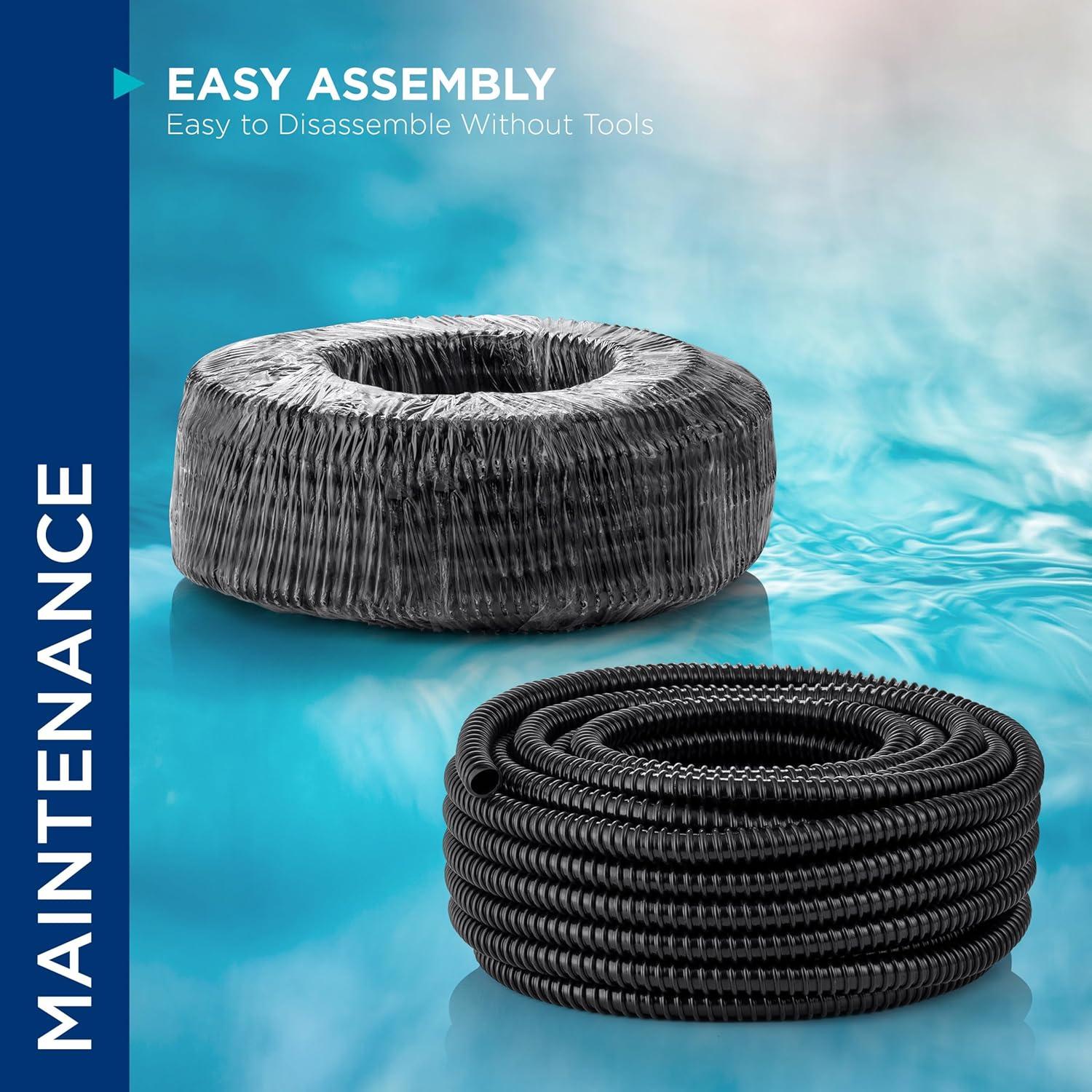 Manguera de PVC 30 m Alpine Corporation 1.9 cm negra