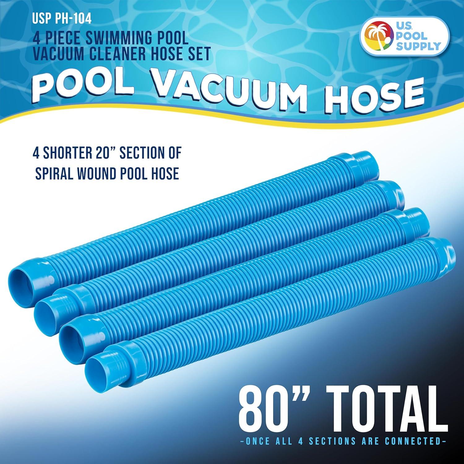 Mangueras de Vacío para Piscina U.S. Pool Supply 4 Piezas 0.5m