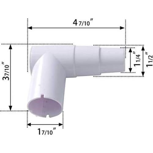 Placa de Vacío para Skimmer de Piscina ATIE 17.46 cm con Codo