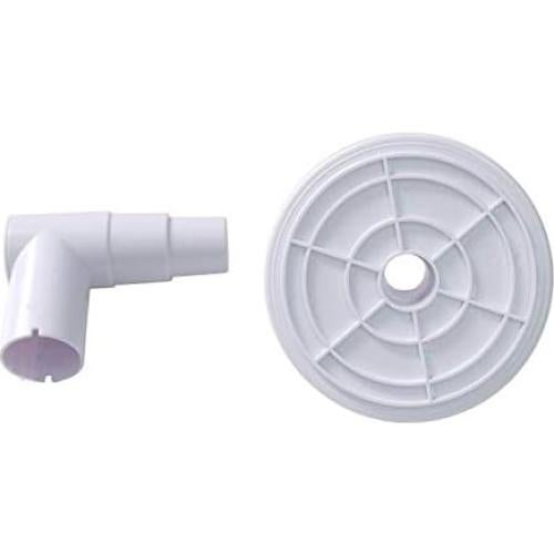Placa de Vacío para Skimmer de Piscina ATIE 17.46 cm con Codo