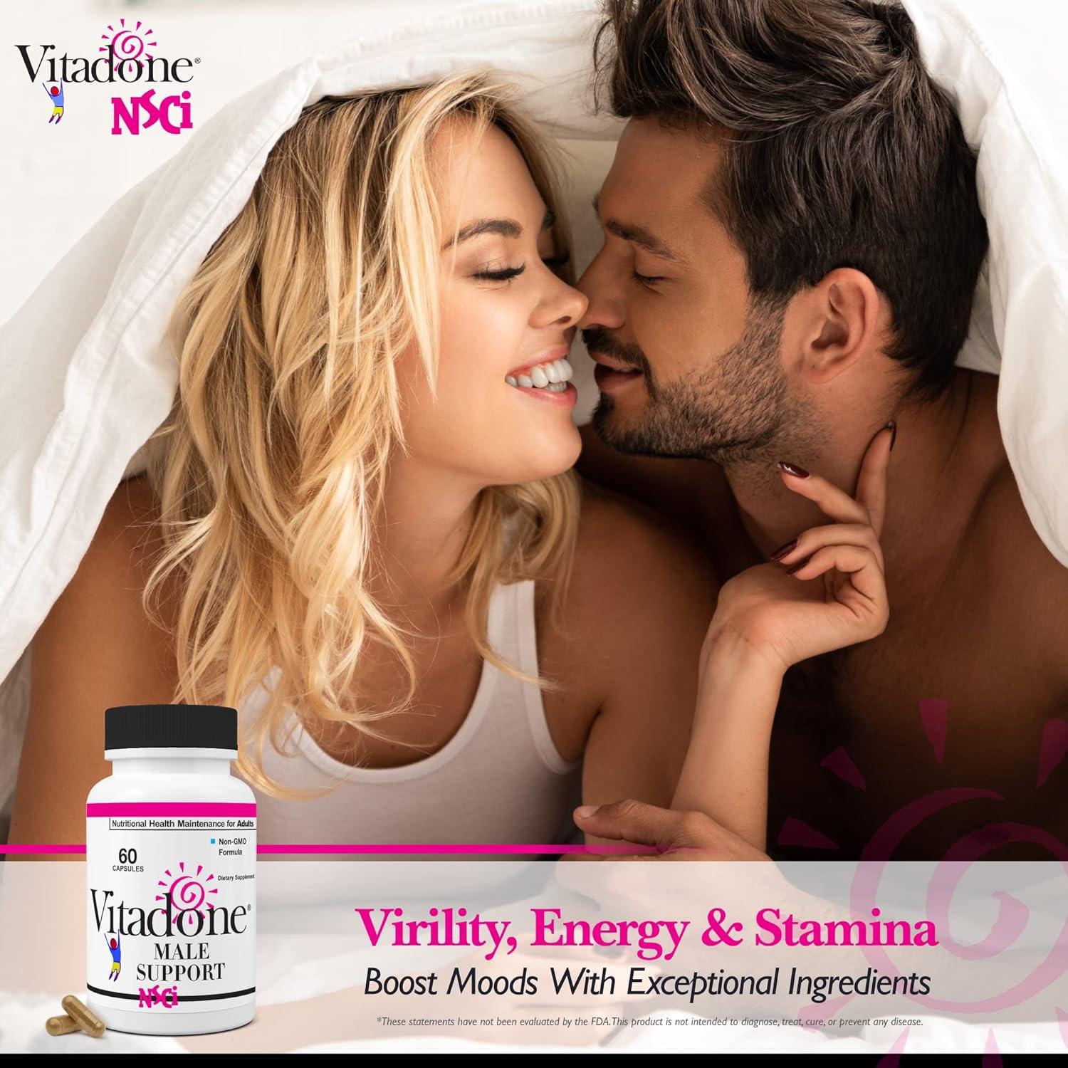 Suplemento Masculino Vitadone - Aumenta Deseo y Rendimiento - 60 Cápsulas