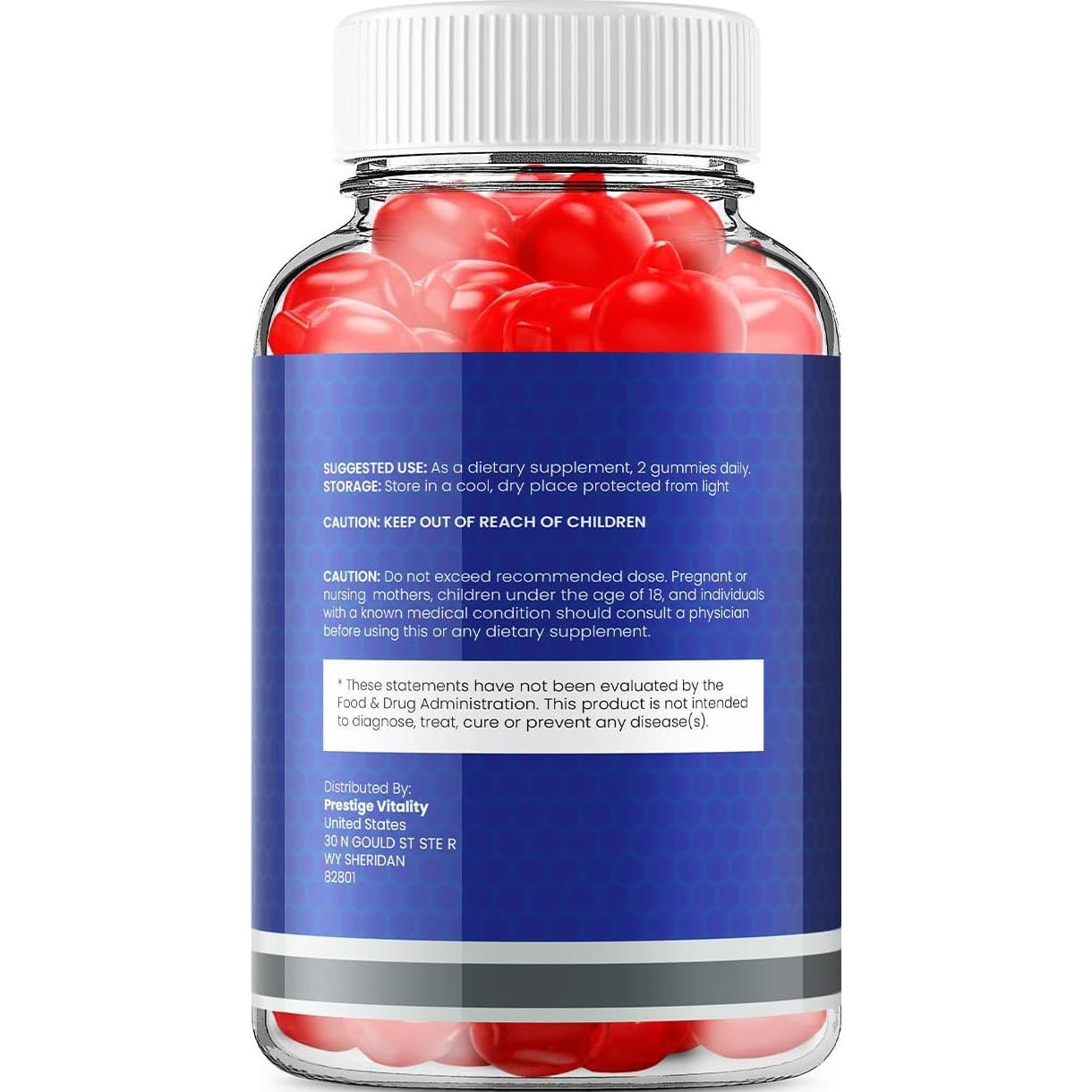 Macho Power Gummies para Hombres - Suplemento Natural 60 Gomas