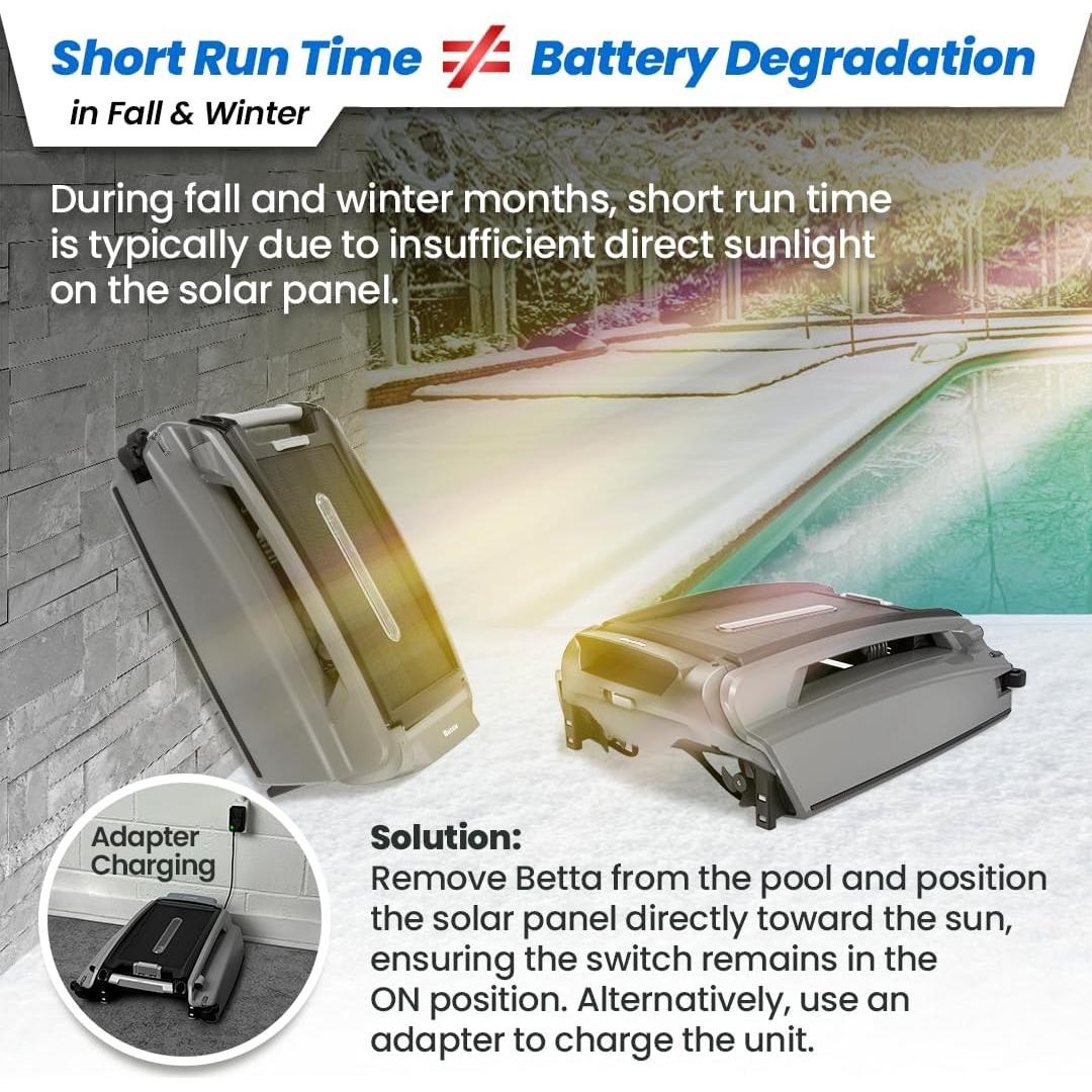 Skimmer Robótico Solar Betta SE Plus con Control Remoto y Bolsa