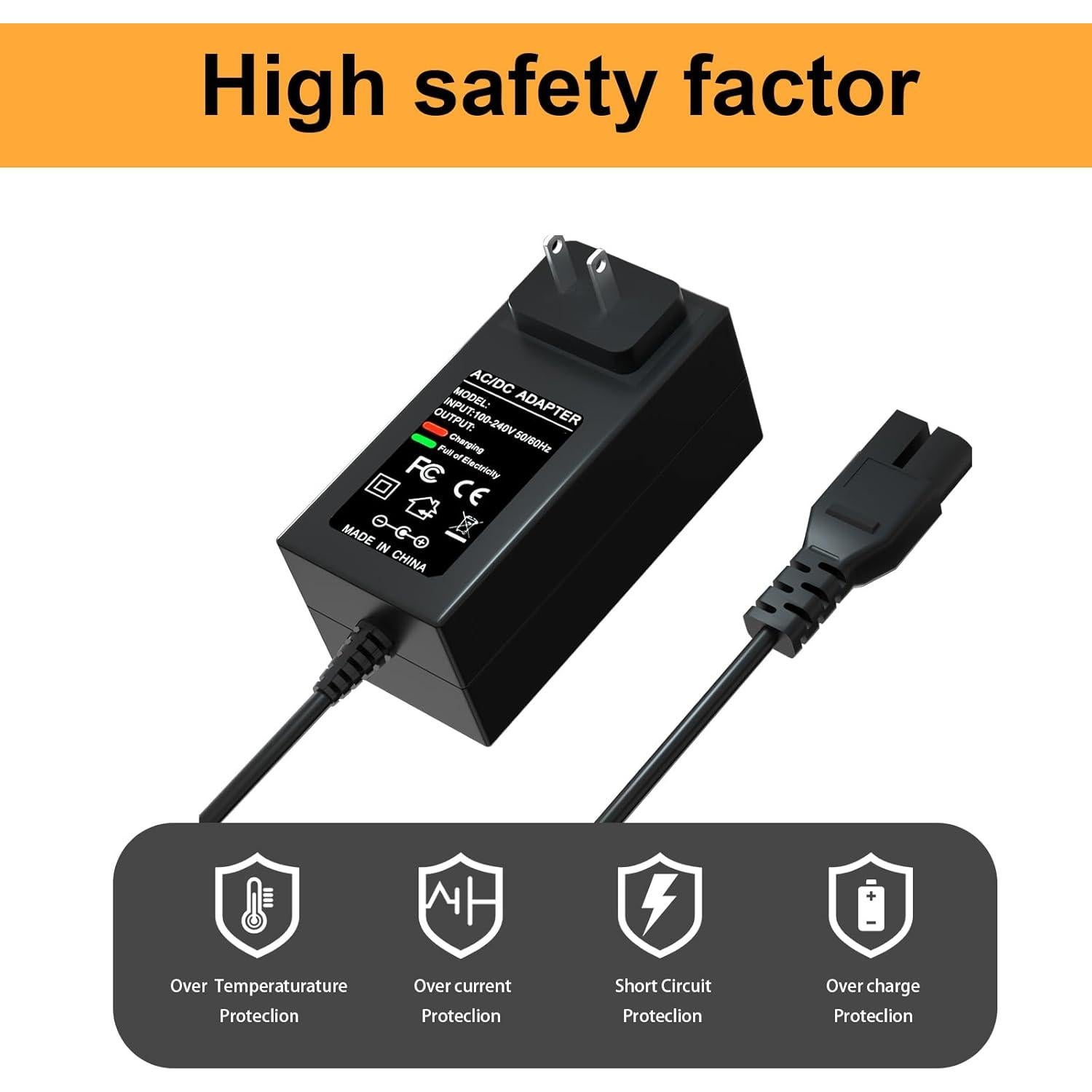 Cargador 16.8V SYFLYH para Aiper Scuba S1 E1 Limpiador Piscinas