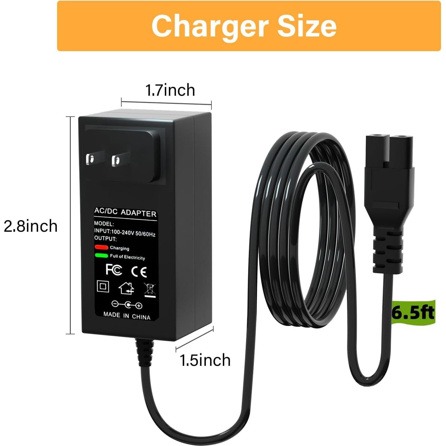 Cargador 16.8V SYFLYH para Aiper Scuba S1 E1 Limpiador Piscinas