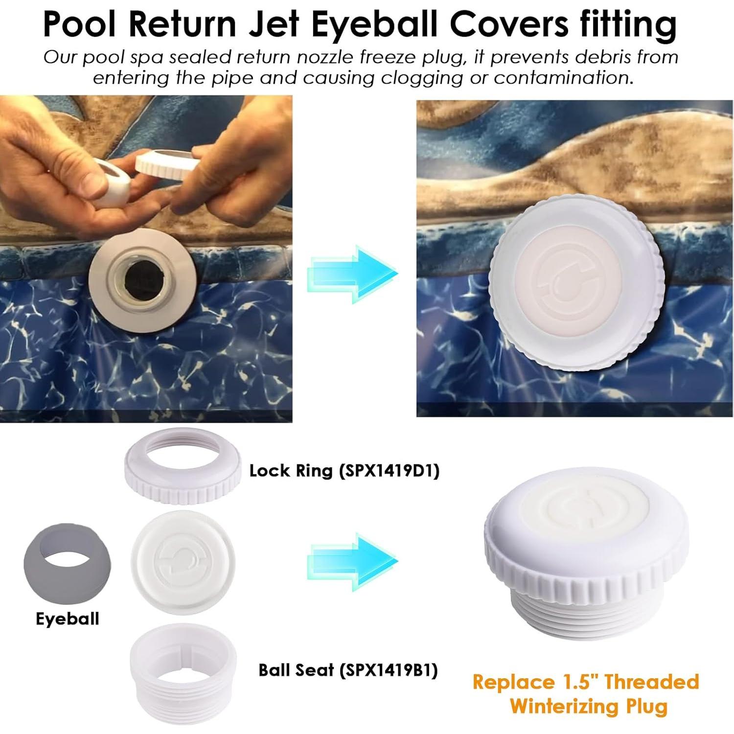 Cubiertas de Boquillas de Chorro Hayward Sp1419D 2 Paquete