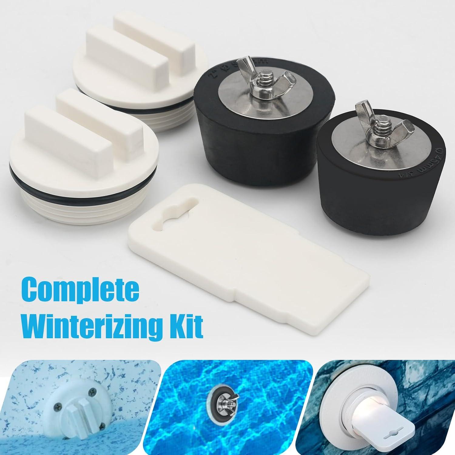 Kit de Tapones de Retorno para Piscina Shiguan 1.5" a 2"