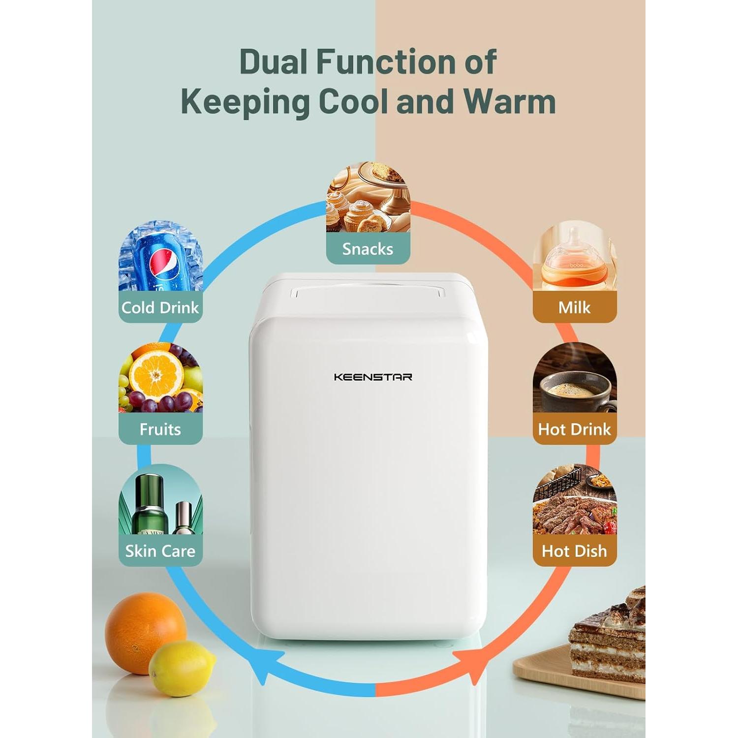 Mini Nevera KEENSTAR 6L Portátil Enfriador y Calentador