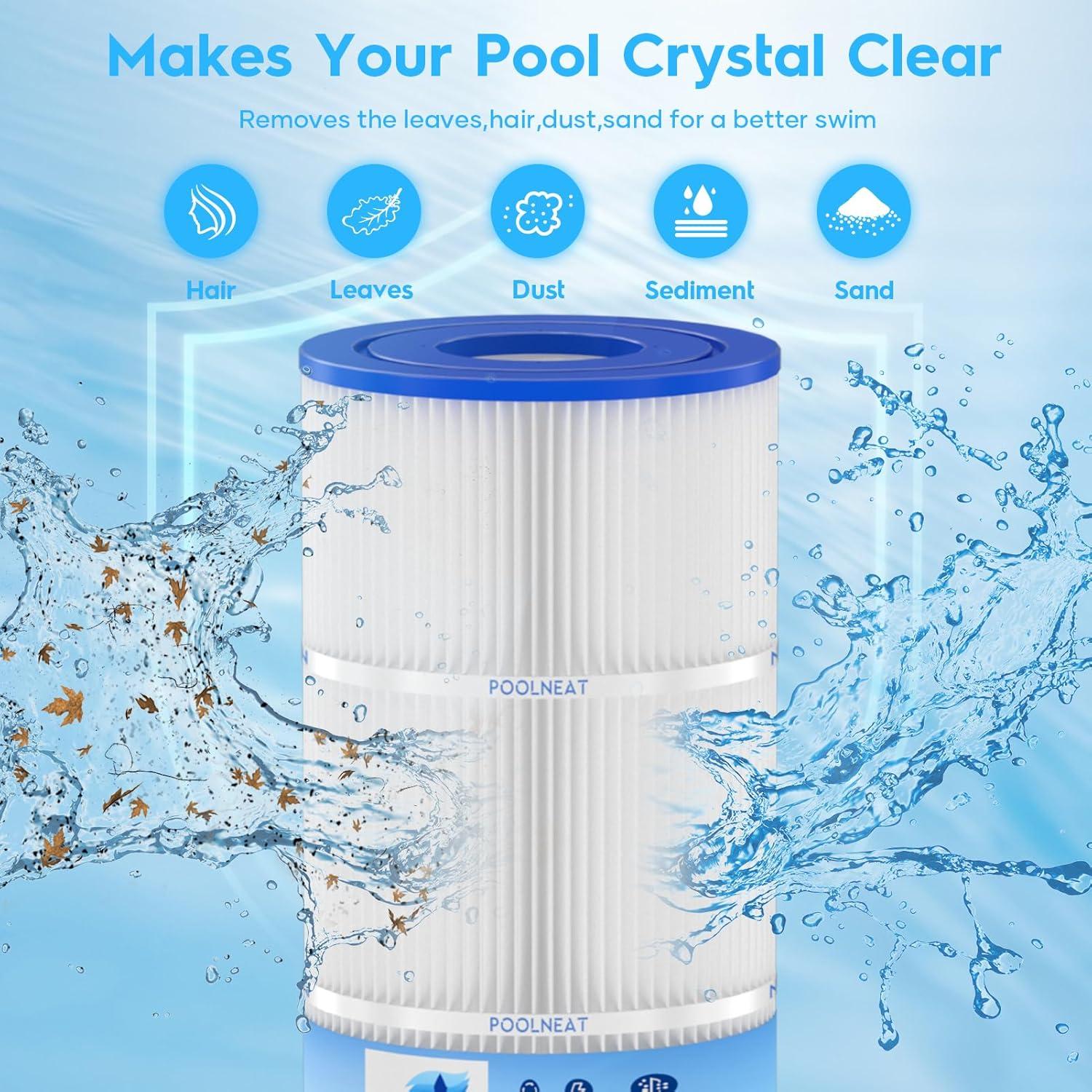Cartuchos de Filtro de Piscina POOLNEAT CCP420 105 ft² Paquete de 4