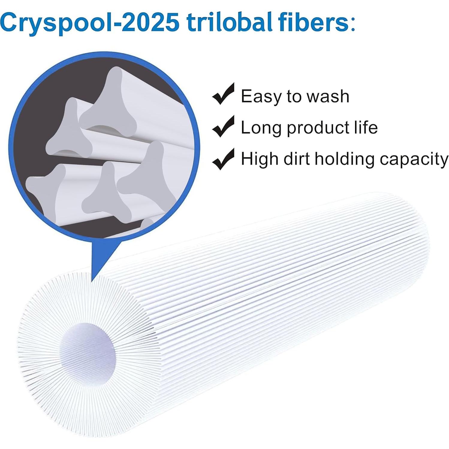 Filtro de Piscina Cryspool 08046 Compatible Hayward 90 ft²