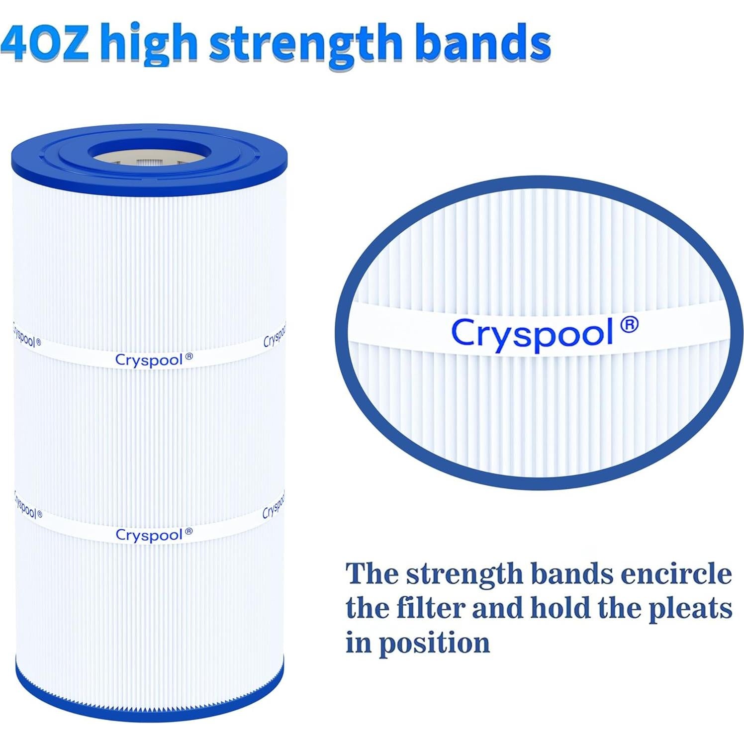 Filtro de Piscina Cryspool 08046 Compatible Hayward 90 ft²