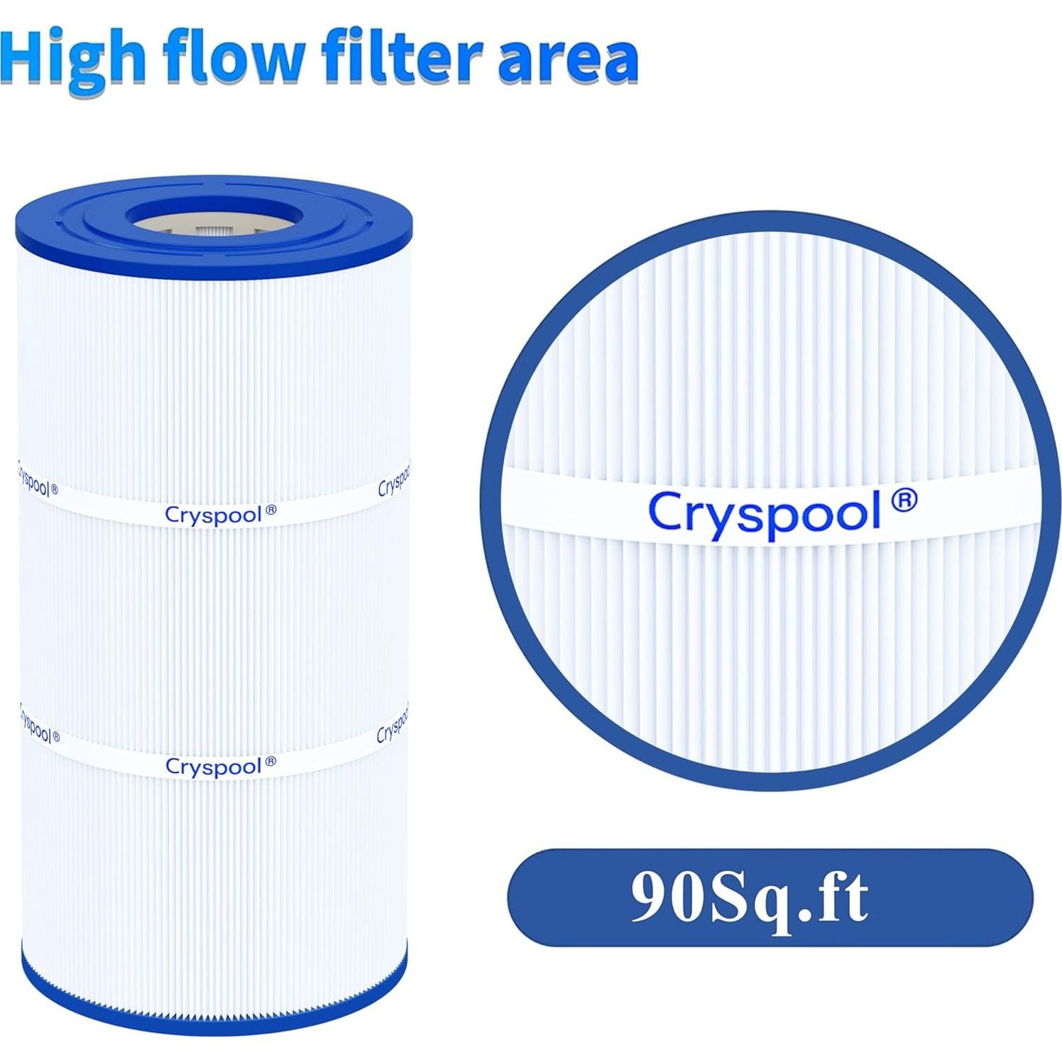 Filtro de Piscina Cryspool 08046 Compatible Hayward 90 ft²