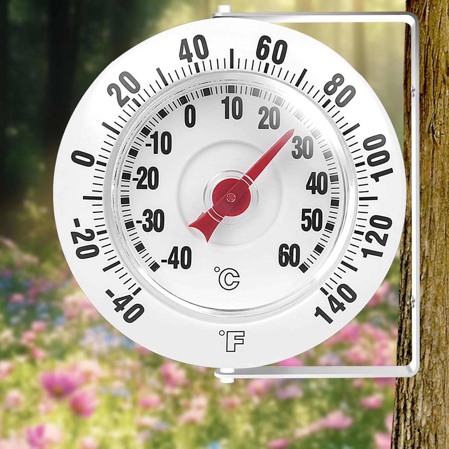 Termómetro Interior Exterior SPOROLWE 5 Pulgadas - Precisión - Fácil Lectura