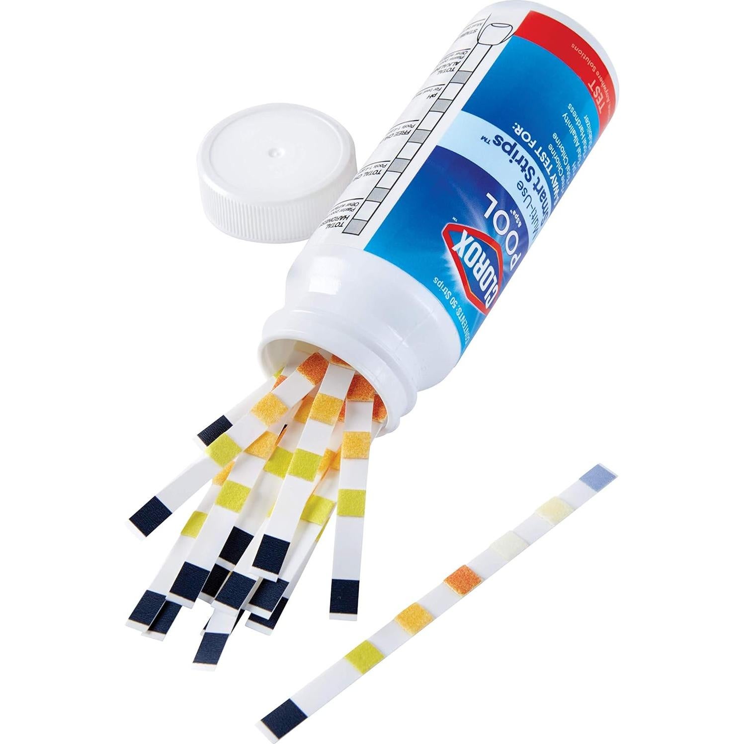 Tiras de Prueba de Agua Clorox Pool&Spa - 50 Unidades