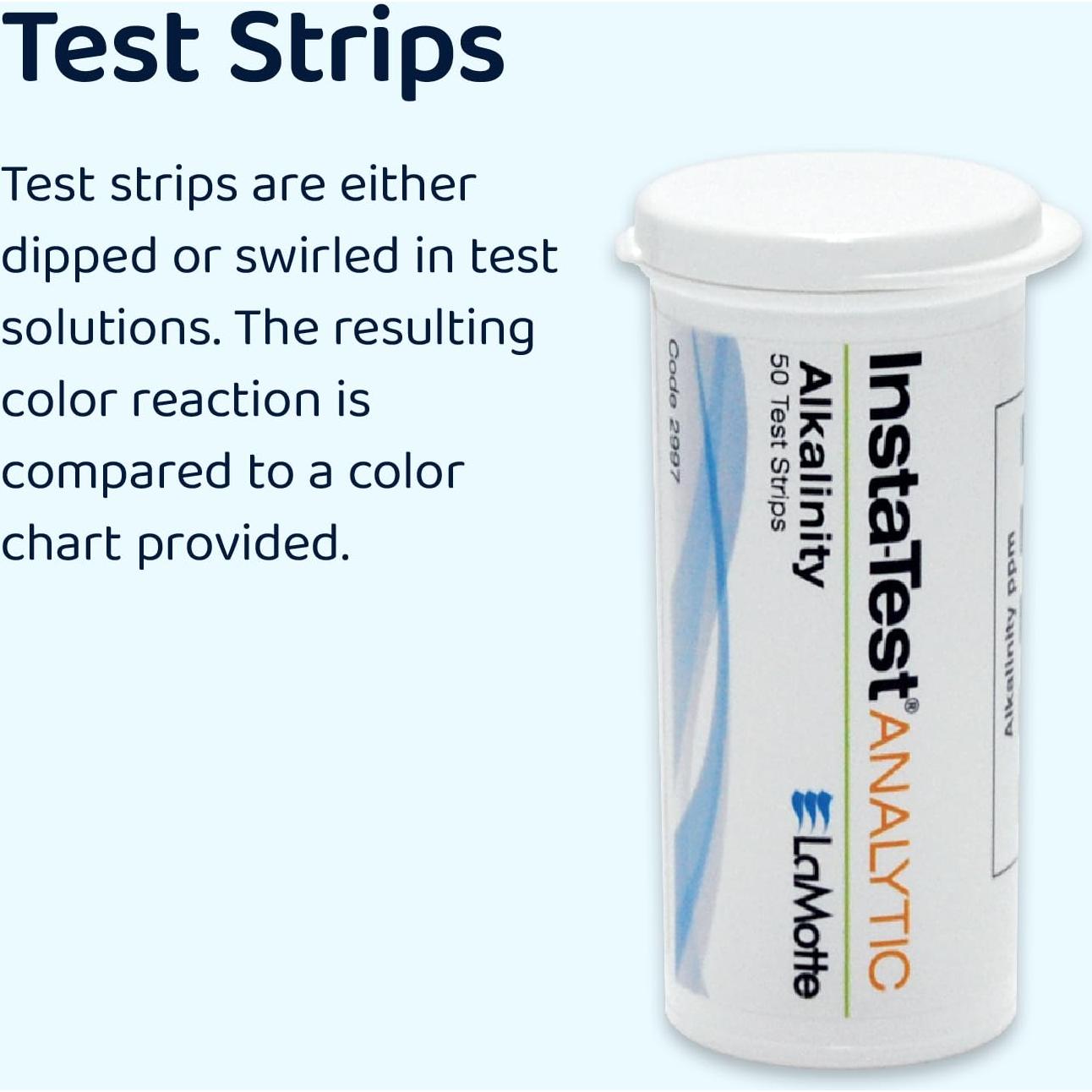 Tiras de Prueba para Piscina Lamotte Insta-Test 3 - 50 Unidades