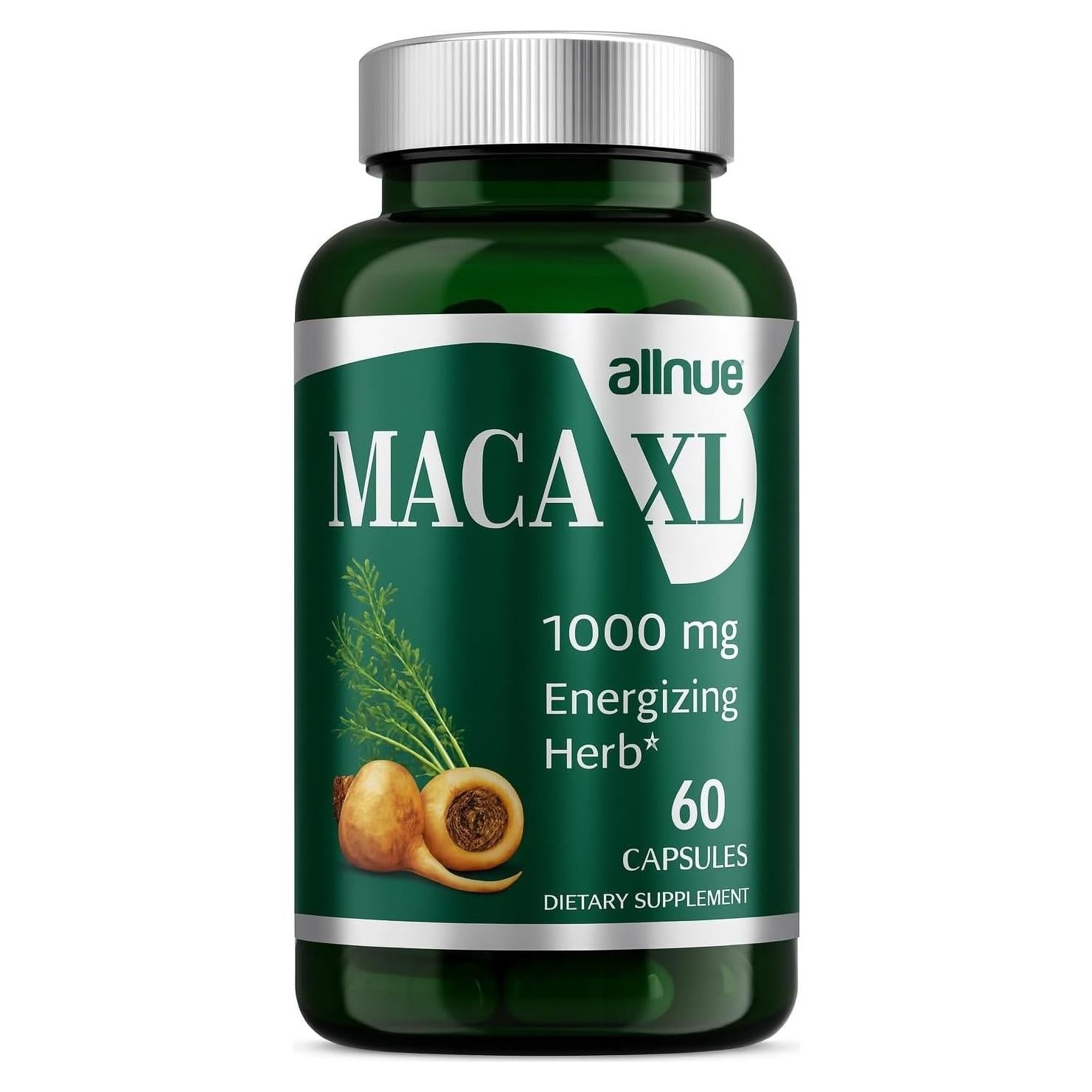 Maca XL 60 Cápsulas All Nue - Suplemento Natural