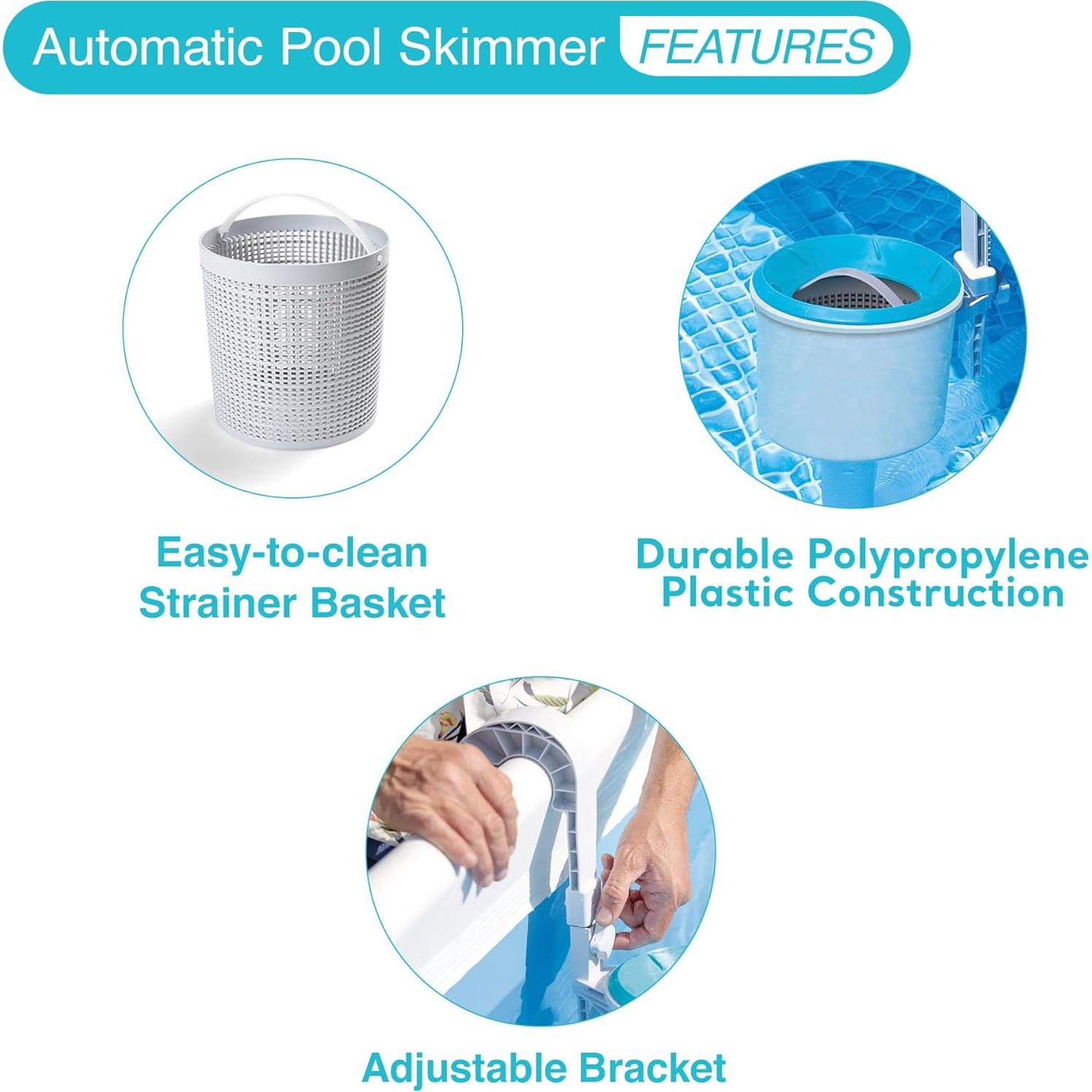 Skimmer Automático Intex Deluxe 800 GPH para Piscina