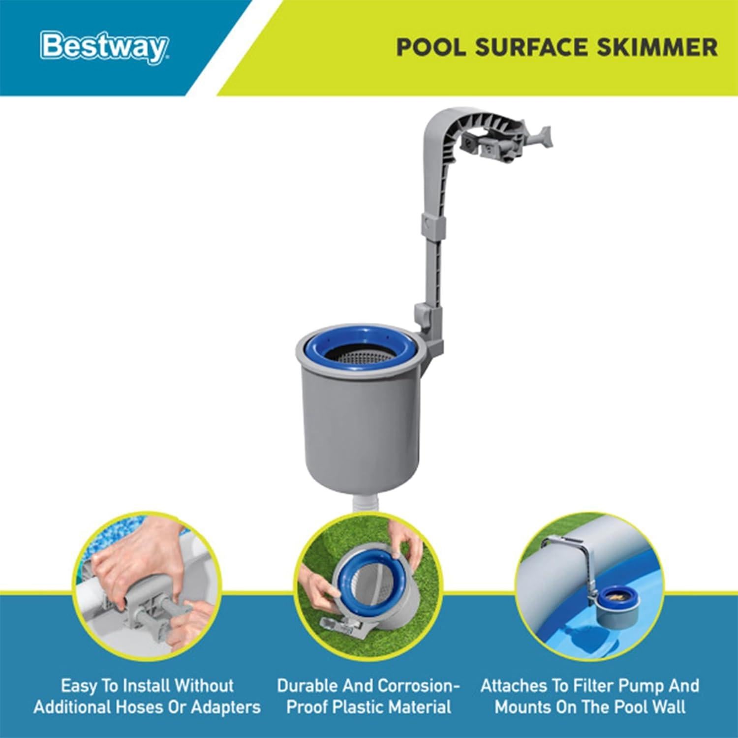 Skimmer de Superficie Automático Bestway Flowclear para Piscinas