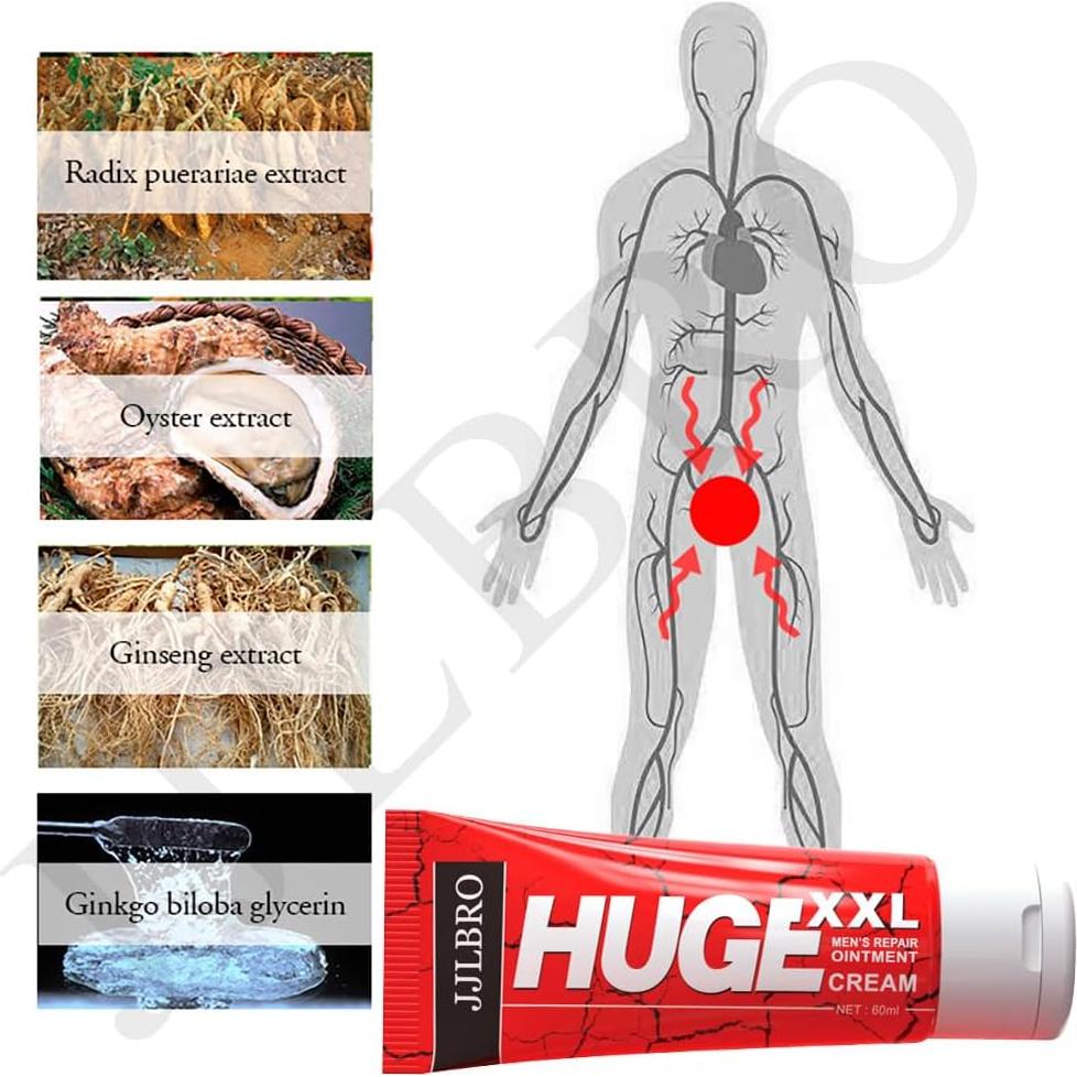 Crema de Aumento Masculina JJLBRO 100ml - Gel de Fuerza Extra