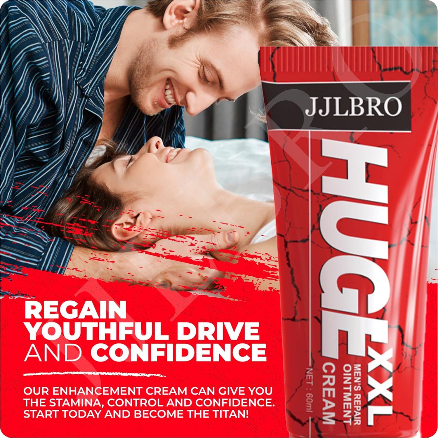 Crema de Aumento Masculina JJLBRO 100ml - Gel de Fuerza Extra