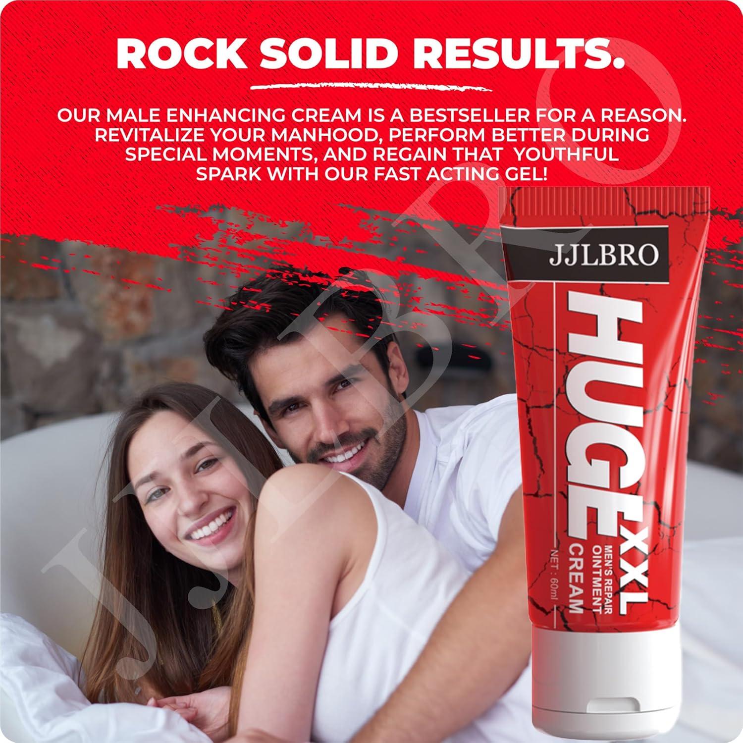 Crema de Aumento Masculina JJLBRO 100ml - Gel de Fuerza Extra