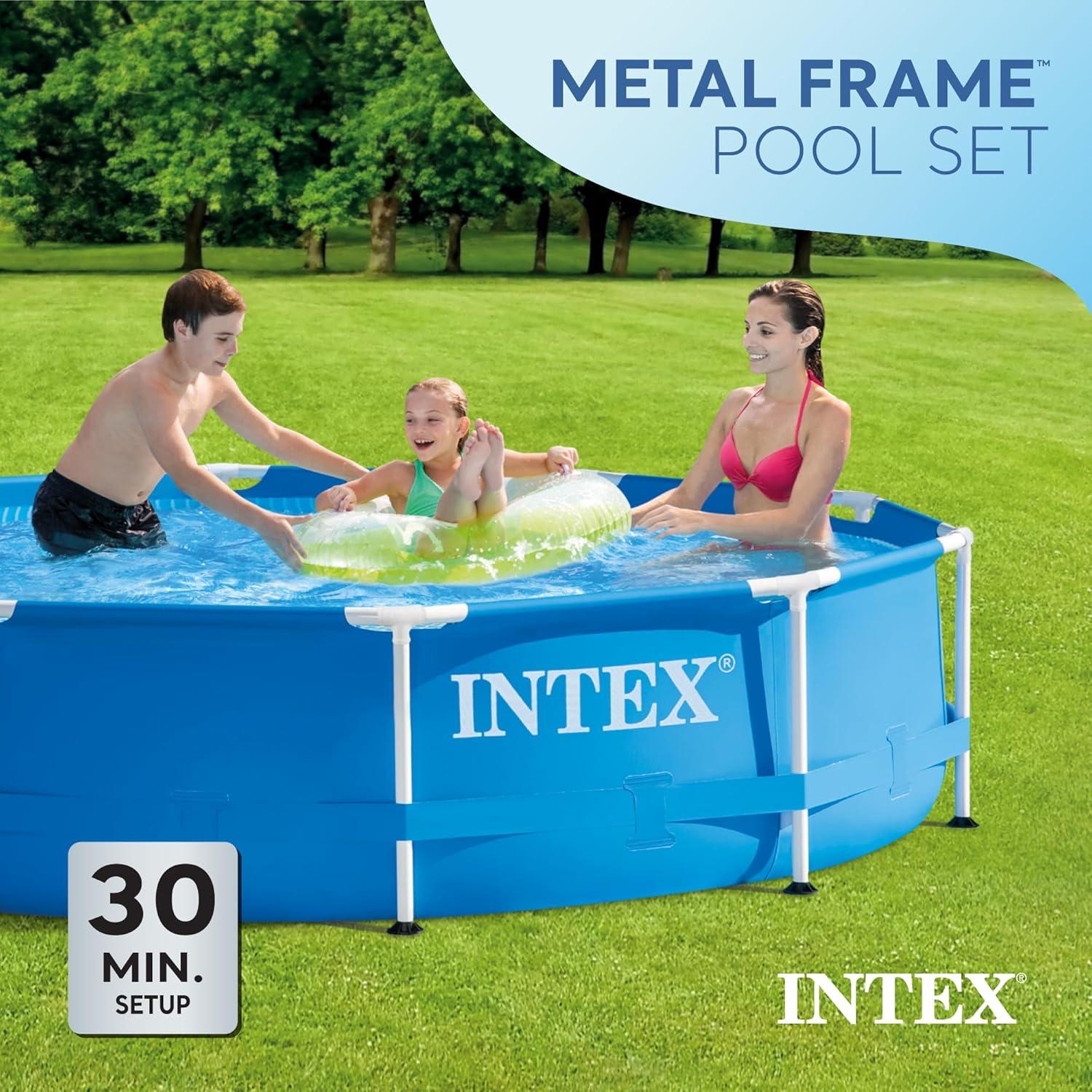 Piscina sobre suelo Intex 28201EH 3.05m x 0.76m con bomba