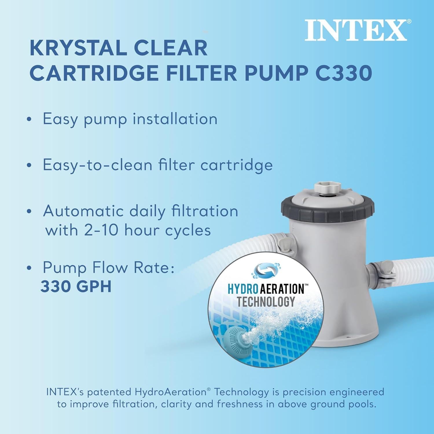 Piscina sobre suelo Intex 28201EH 3.05m x 0.76m con bomba