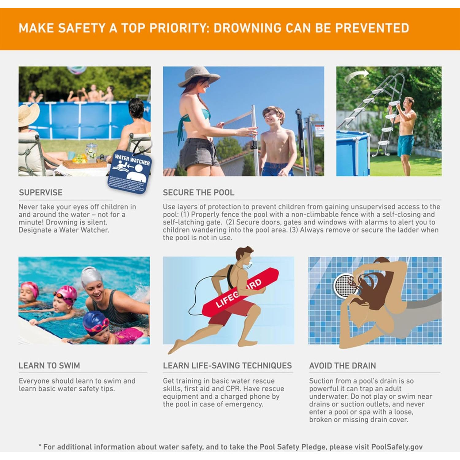 Piscina sobre suelo Intex 28201EH 3.05m x 0.76m con bomba