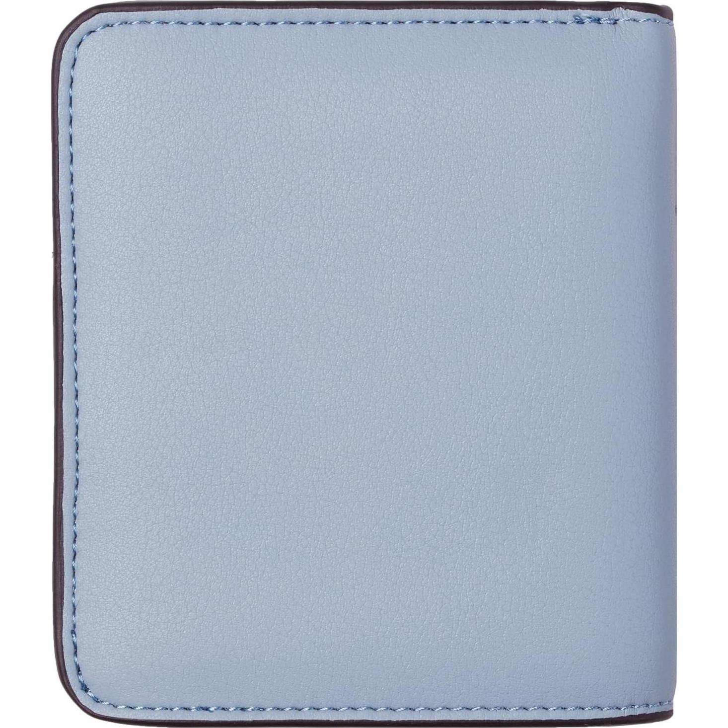 Billetera Toughergun Mujer Compacta Bifold Cuero RFID Azul