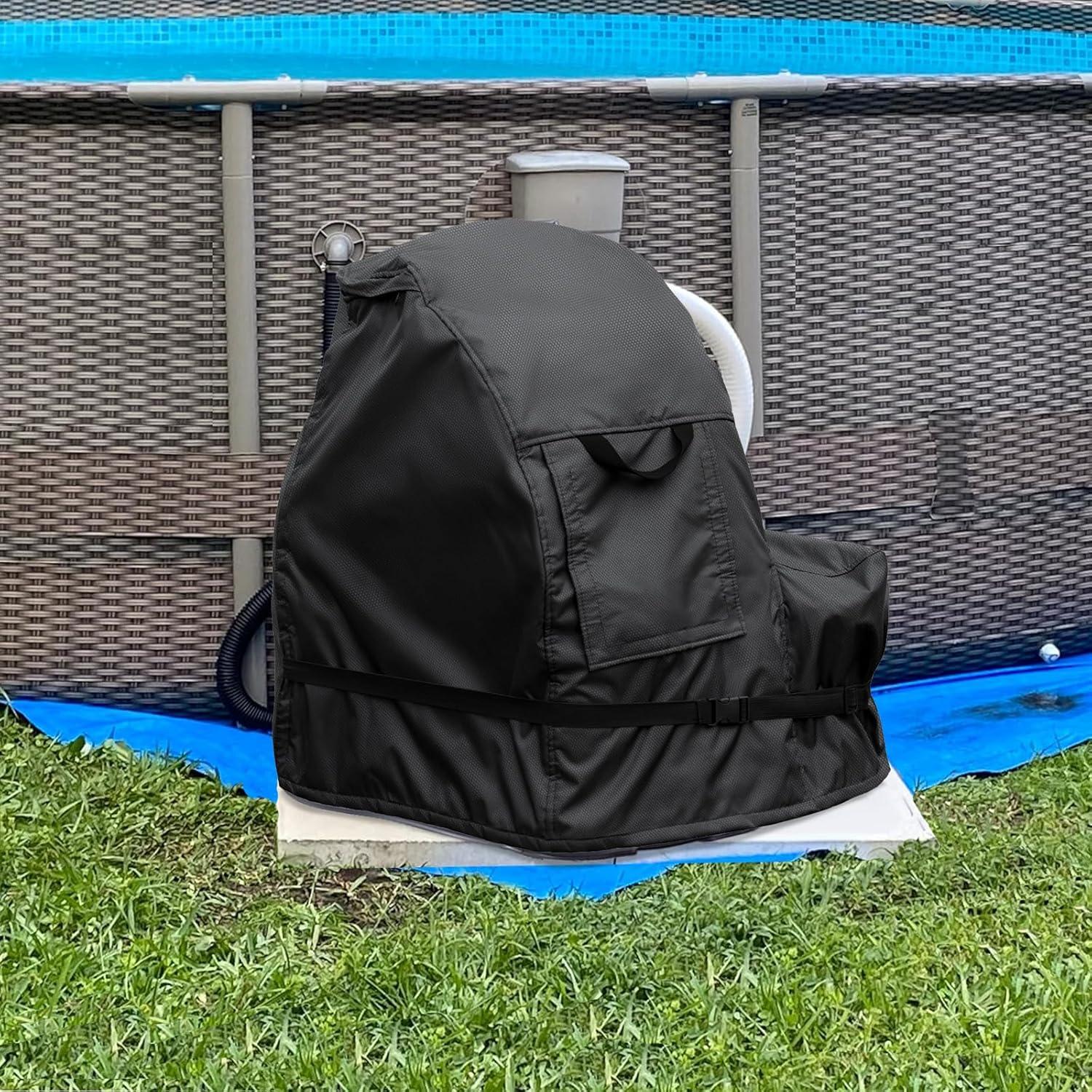 Cubierta Impermeable para Bomba de Filtro de Arena okcool 65.7x62.2 cm