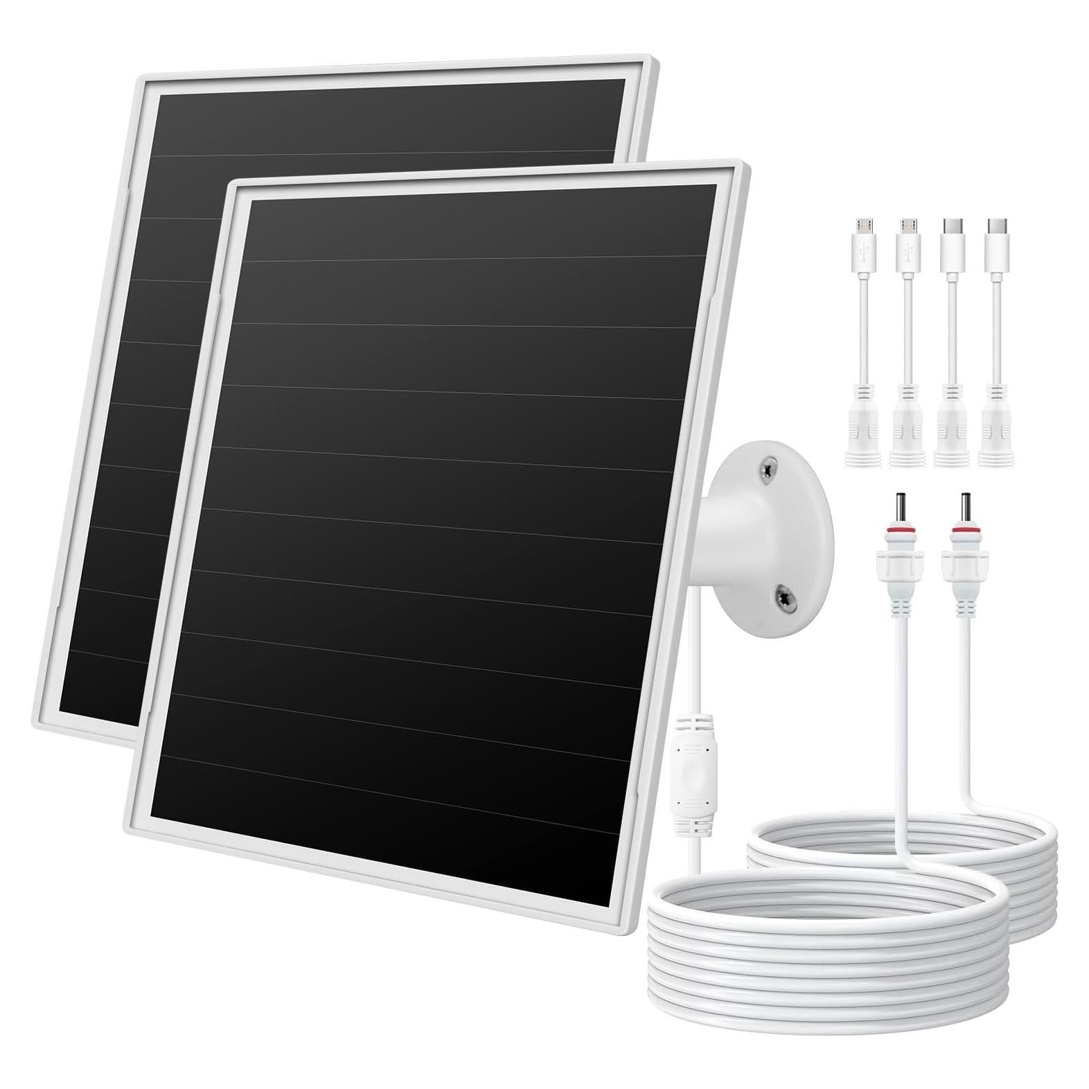 Cargador Solar 8W Orayafid para Cámaras de Seguridad