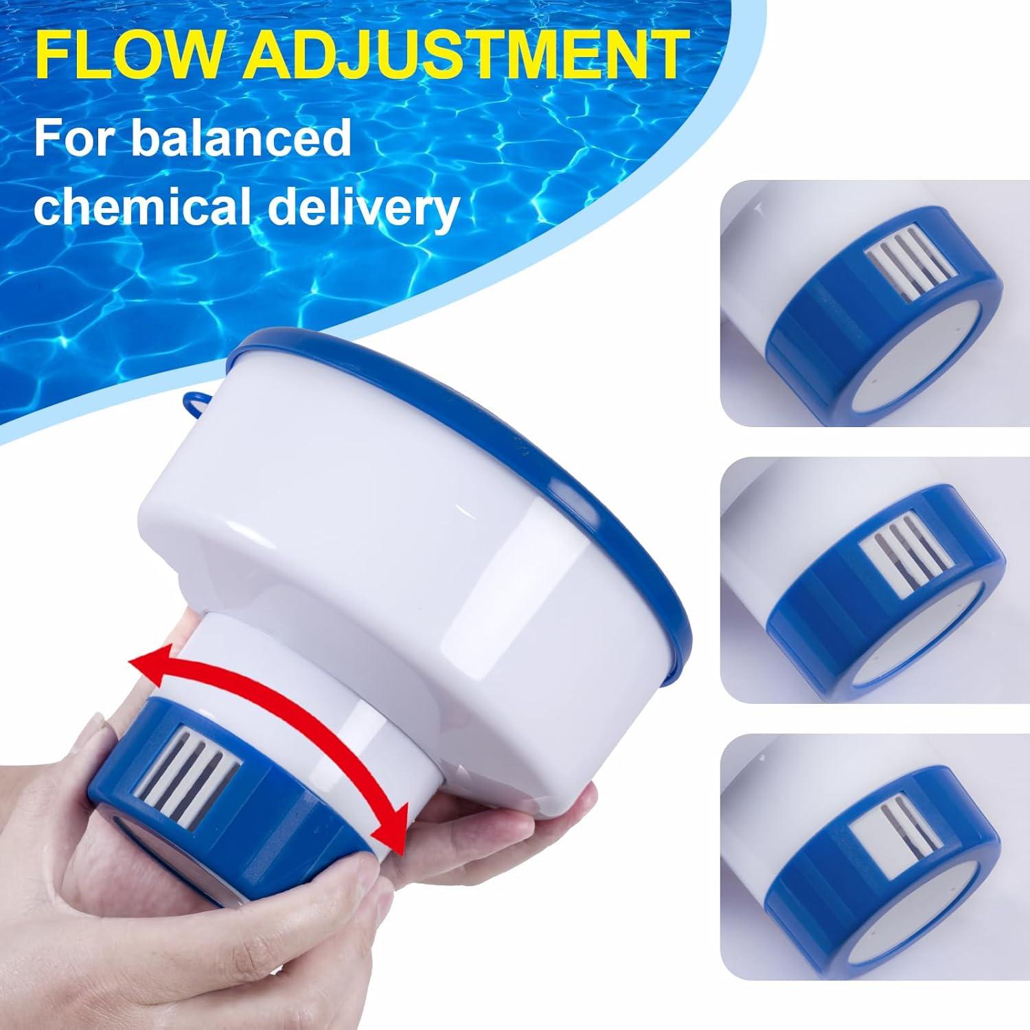 Dispensador Flotante de Cloro Sepetrel PD-01 Ajustable 4 Tabletas