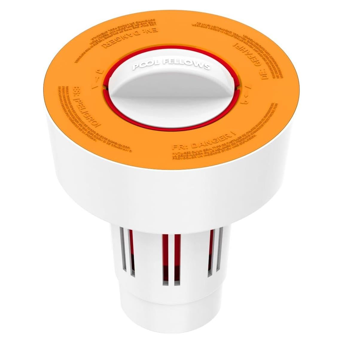 Dispensador de Tabletas para Piscina POOL FELLOWS Naranja 12.4cm