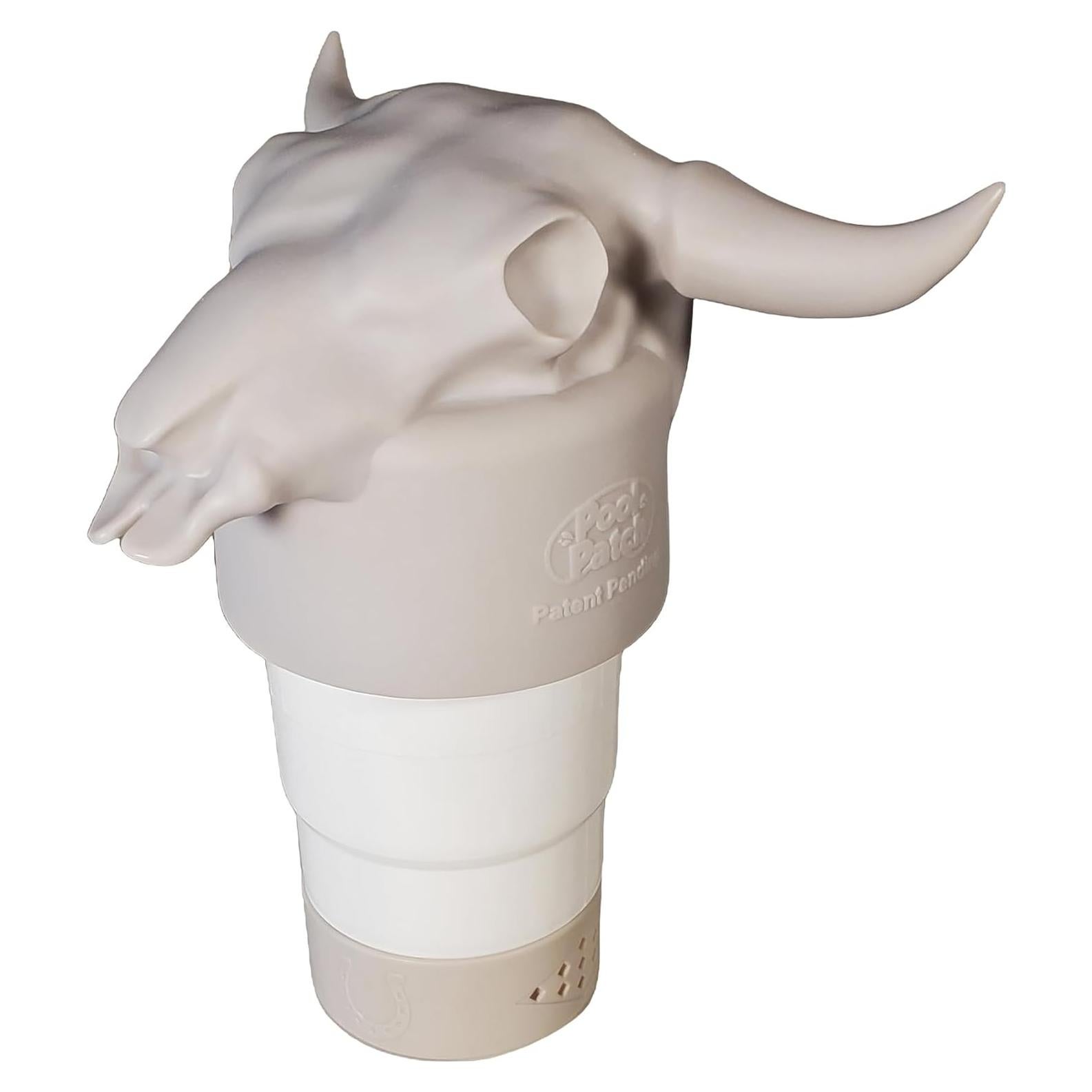 Dispensador de Cloro Flotante Cráneo de Vaca Pool Patch 3"