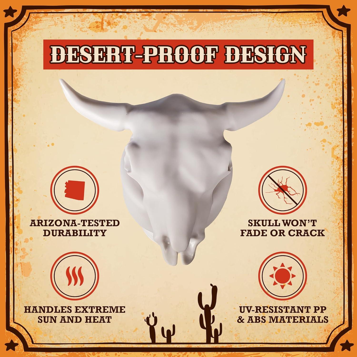 Dispensador de Cloro Flotante Cráneo de Vaca Pool Patch 3"