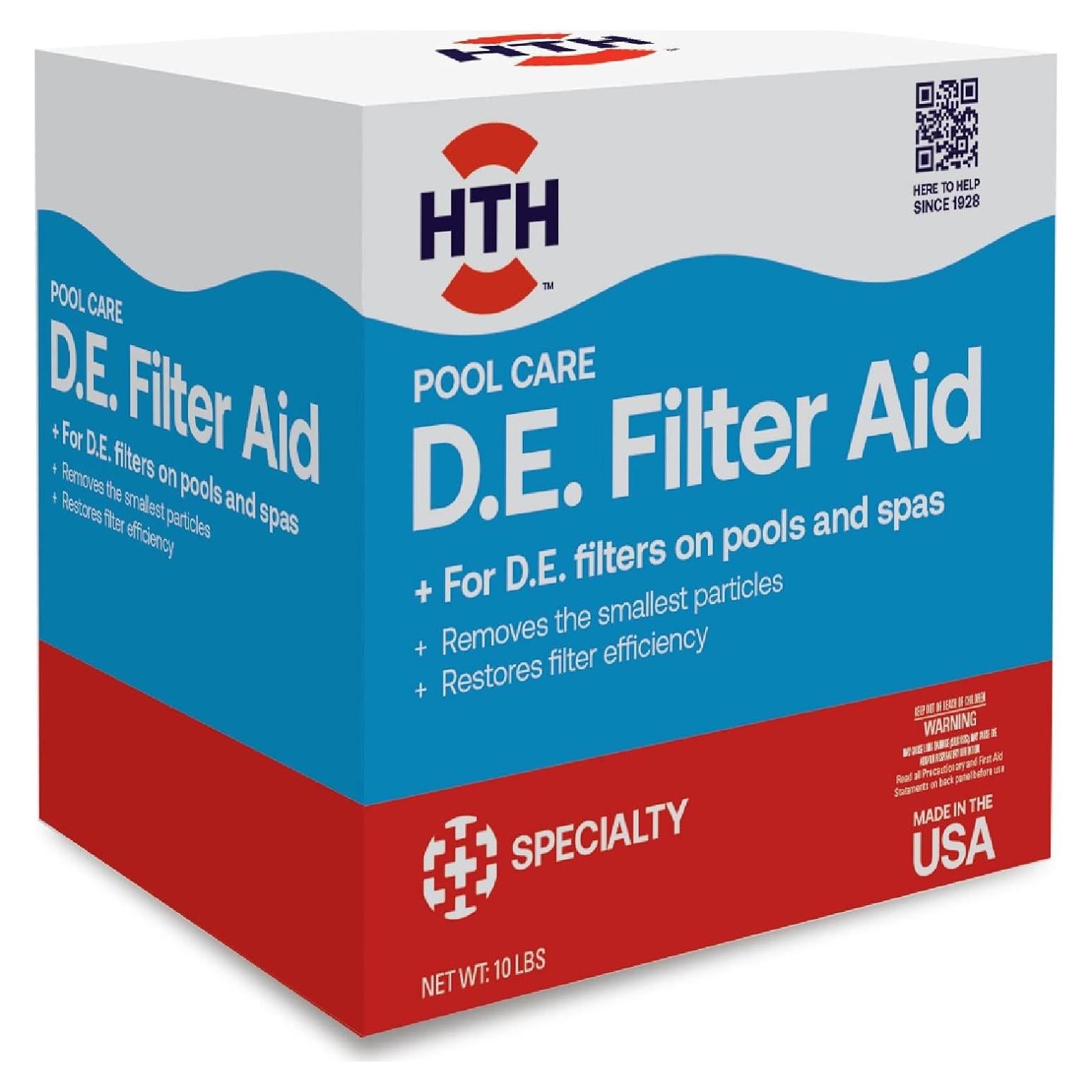 HTH 67121 Ayuda de Filtración para Piscinas D.E. 4.54kg