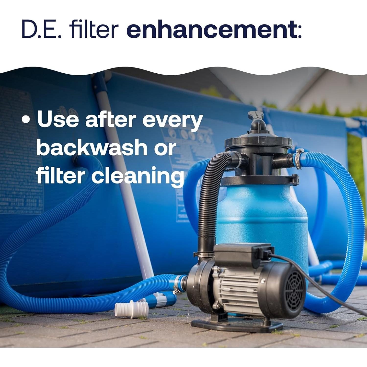 HTH 67121 Ayuda de Filtración para Piscinas D.E. 4.54kg