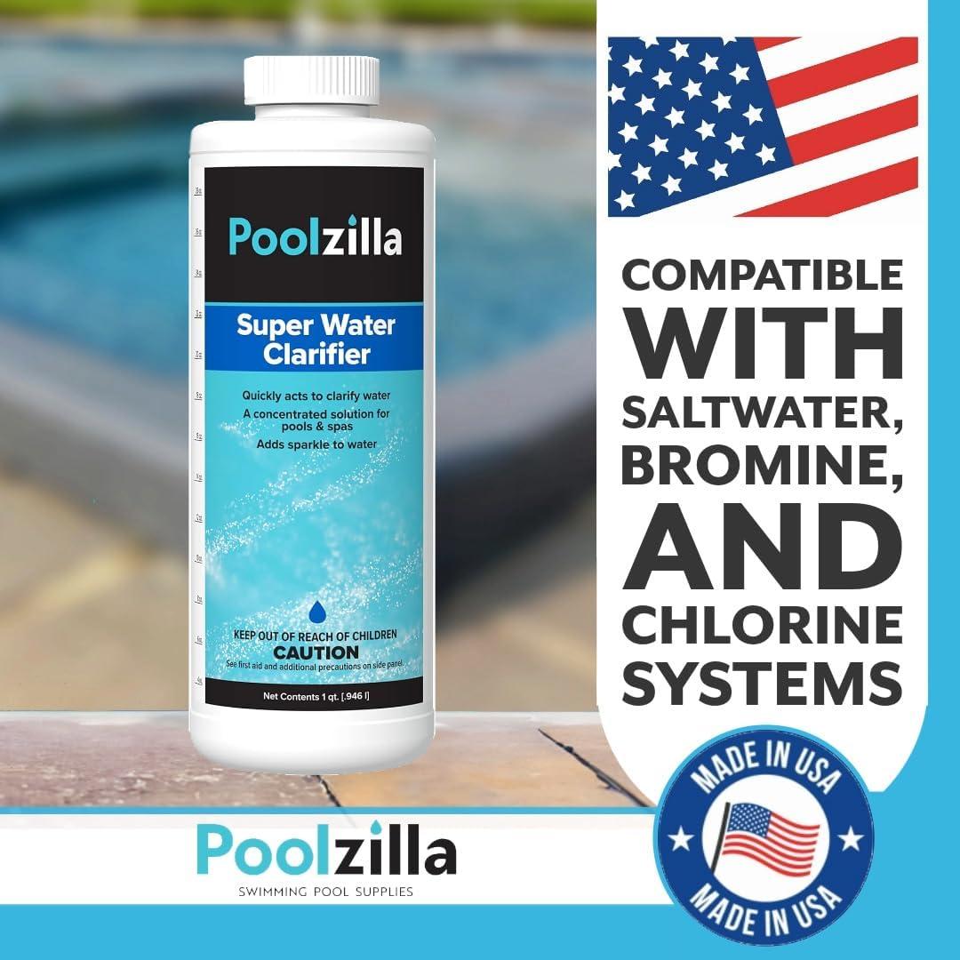 Super Clarificador de Agua Poolzilla 0.95L para Piscinas